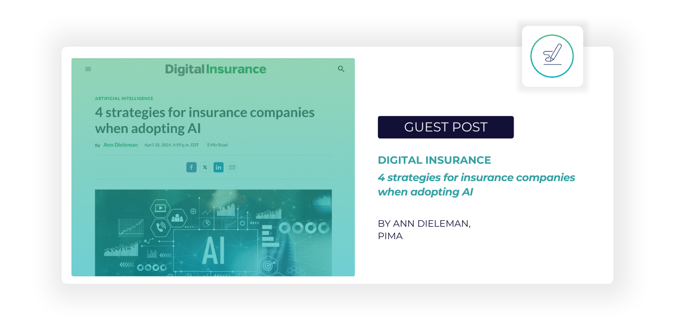 PIMA published in Digital Insurance